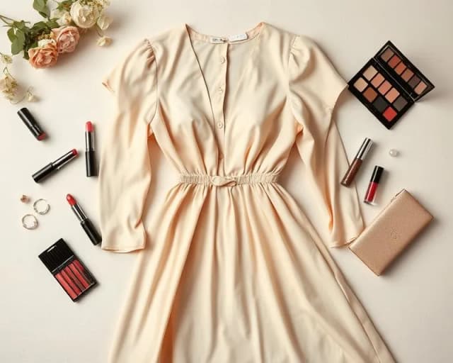 Idealny makijaż do beżowej sukienki, który zachwyci każdego na imprezie Idealny makijaż do beżowej sukienki, który zachwyci każdego na imprezie